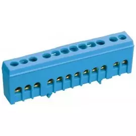 Шина IEK YNN10-69-8KD-K07 N ноль в корп изол на DIN-рейку ШНИ-6х9-8-К-С