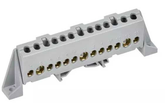 Шина L "фаза" IEK TF-NN20-13-DP-K03 TEKFOR в комбинированном изоляторе "Стойка" 8х12-13-Ср