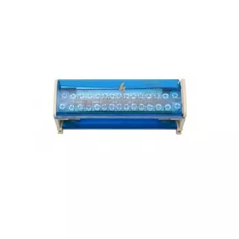 Шина Rexant 11-2302-15 на DIN-рейку в корпусе (кросс-модуль) 2х15