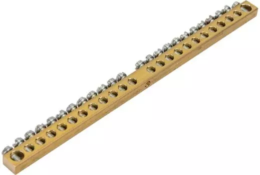 Шина Rexant 11-2364 PEN «земля-ноль» 6х9 мм 24/1 (24 группы/крепеж по центру)