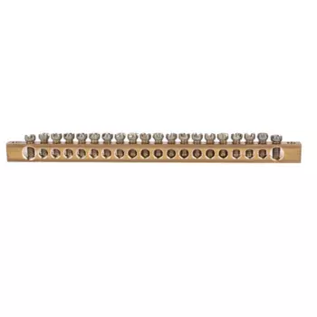 Шина Rexant 11-2370 PEN «земля-ноль» 6х9 мм 20/2 (20 групп/крепеж по краям)