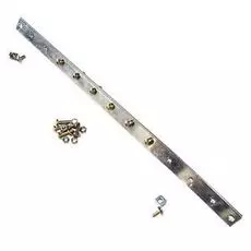 Шина заземления Cabeus CGB-1U-19 медная, 19" дюймов, в комлекте винты, шайбы, гайки