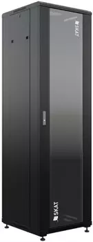 Шкаф Бастион SKAT TB-22R660GF-B телекоммуникационный 22U/600x600мм/Пд-стекло/Зд-металл/RAL9005