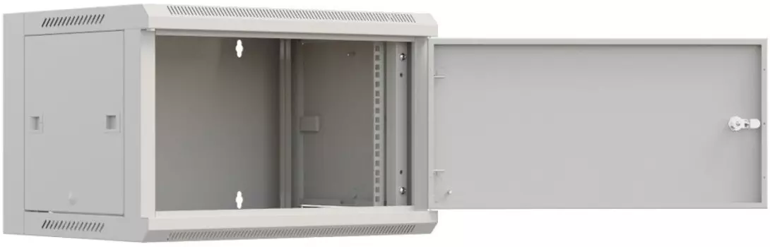 Шкаф Бастион SKAT TB-6W660FF-G настенный 6U 600х600х370мм, дверь металлическая