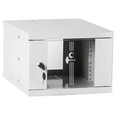 Шкаф Cabeus WSC-4U настенный 10" 4U 326x300x225mm (ШхГхВ) дверь стекло