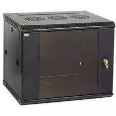 Шкаф настенный 19", 15U ITK LWR5-15U66-GF LINEA W 600x600 мм дверь стекло, RAL9005