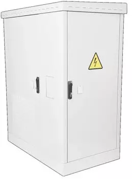 Шкаф напольный 19", 24U ЦМО ШТВ-2-24.10.6-43А3-Т1 всепогодный укомплектованный (Ш1000 x Г600) с эл. отсеком, комплектация Т1-IP55