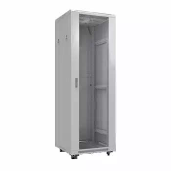 Шкаф напольный 19", 32U Rexant 04-2311 Standart 600х800 мм, передняя дверь стекло, задняя дверь мета