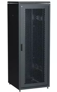 Шкаф напольный 19", 42U ITK LN05-42U88-PM LINEA N 42U 800х800мм перфорированная передняя дверь, задняя металлическая, черный