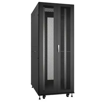 Шкаф напольный 19", 47U Cabeus ND-SC-47U80/120-BK 800x1200mm передняя и задняя двойные перфорированн