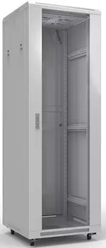 Шкаф напольный 19", 47U Rexant 04-2304 Standart 600х600 мм, передняя дверь стекло, задняя дверь металл, RAL 7035 (состоит из 2 частей)