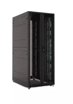 Шкаф напольный 19", 48U ЦМО ШТК-СП-48.8.12-88АА-9005 двойные перфорированные двери 2 шт, черный