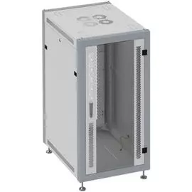 Шкаф напольный 19", 18U SYSMATRIX SL 6818.714 600x800x935mm (ШхГхВ) передняя дверь стеклянная, задняя дверь двухстворчатая перфорированная, поворотная