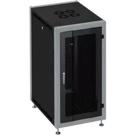 Шкаф напольный 19", 33U SYSMATRIX SL 6633.932 600x600x1600mm (ШхГхВ) передняя дверь перфорированная, задняя дверь сплошная металлическая, поворотная р
