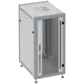 Шкаф напольный 19", 37U SYSMATRIX SL 6637.714 600x600x1780mm (ШхГхВ) передняя дверь стеклянная, задняя дверь двухстворчатая перфорированная, поворотна