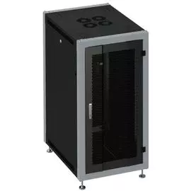 Шкаф напольный 19", 42U SYSMATRIX SL 6042.932 600x1000x2000mm (ШхГхВ) передняя дверь перфорированная, задняя дверь сплошная металлическая, поворотная