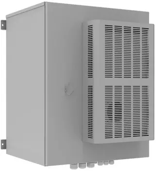 Шкаф настенный 19", 18U SNR SNR-OWC-186060-500-AC уличный всепогодный 18U глубина 600 (предустановленный кондиционер 500Вт)