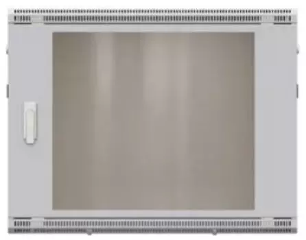 Шкаф настенный 19", 6U EKF TRP-WLL-0664-40G TERACOM PRO 600х450 мм дверь стеклянная с замком-ручкой серый