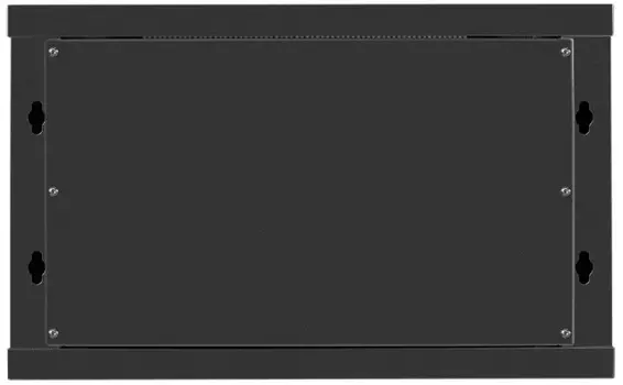 Шкаф настенный 19", 6U Exegate EC-WM-6U.450.M.BLACK EX298617RUS телекоммуникационный (19", 6U, 600x450x370mm (ШхГхВ), передняя дверь металл, съемные б