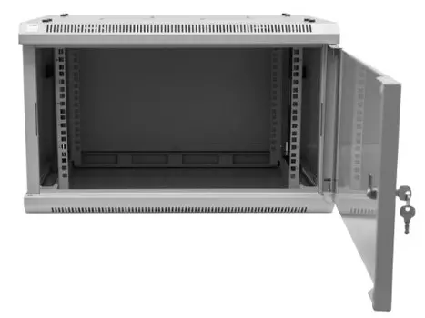 Шкаф настенный 19", 9U SNR SNR-TWC-9-SF-R-GD телекоммуникационный 9U, 600х600х500