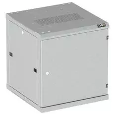 Шкаф настенный 19", 12U TLK TWC-126060-R-M-GY металлическая дверь, Ш600хВ636хГ600мм, 2 пары монтажных направляющих, серый