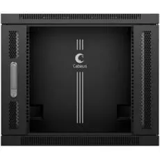 Шкаф настенный 19", 15U Cabeus SH-05F-15U60/35-BK