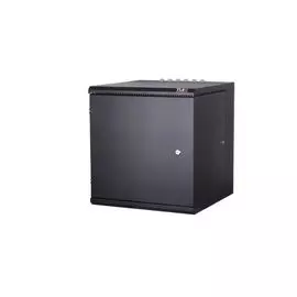 Шкаф настенный 19", 15U TLK TWM-156060-M-BK двухсекционный, металлическая дверь, промышленный, степень защиты IP55, Ш600хВ771хГ600мм, черный
