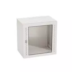 Шкаф настенный 19", 16U DKC R5STI1640GS (800х600х400) дверь стекло RAL7035, "RAM telecom"