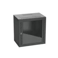 Шкаф настенный 19", 16U DKC R5STI1640GSB (800х600х400) дверь стекло RAL9005, "RAM telecom"