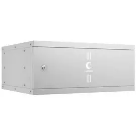 Шкаф настенный 19", 4U Cabeus WSC-05D-4U55/45m серия LIGHT разборный, дверь металл, цвет серый