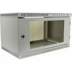 Шкаф настенный 19", 6U NT WALLBOX LIGHT 6-65 G 176962 серый, 600*520, дверь стекло-металл