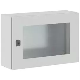 Шкаф навесной DKC R5CEX0462 серия CE, с прозрачной дверью, 400 x 600 x 200мм, IP66, с монтажной панелью, "RAM Block"