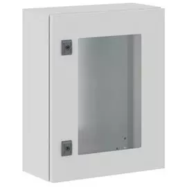 Шкаф навесной DKC R5CEX0542 серия CE, с прозрачной дверью, 500 x 400 x 200мм, IP66, с монтажной панелью, "RAM Block"