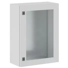 Шкаф навесной DKC R5CEX0863 серия CE, с прозрачной дверью, 800 x 600 x 300мм, IP66, с монтажной панелью, "RAM Block"