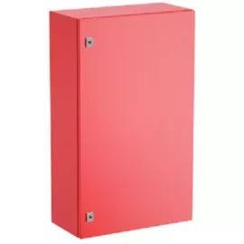 Шкаф навесной DKC R5ST1083-RAL3000 серия ST, с глухой дверью, 1000 x 800 x 300 мм, RAL3000 (красный), IP66, с монтажной панелью, "RAM Block"