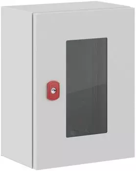 Шкаф навесной DKC R5STX0432 серия ST, с прозрачной дверью, 400 х 300 х 200мм, IP66, с монтажной панелью, "RAM Block"