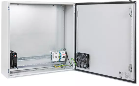 Шкаф NSGate NSB-6060H1 B606H1F0 600x600x210 комплект [1, 2] с нагревателем, без оптического кросса