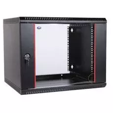 Шкаф серверный 19", 18U ЦМО ШРН-Э-18.500-9005 (600х520) дверь стекло,черный [ ]