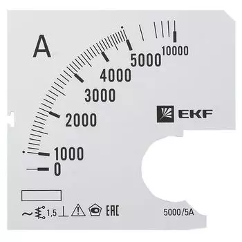 Шкала сменная EKF s-a721-5000 для A721 5000/5А-1,5
