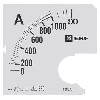 Шкала сменная EKF s-a961-1000 для A961 1000/5А-1,5