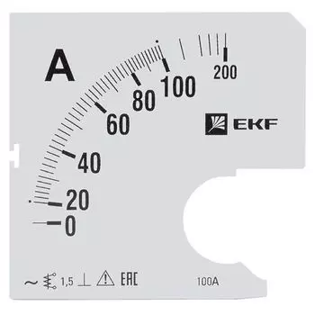 Шкала сменная EKF s-a961-100 для A961 100/5А-1,5
