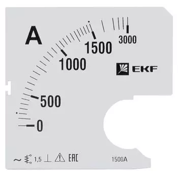 Шкала сменная EKF s-a961-1500 для A961 1500/5А-1,5