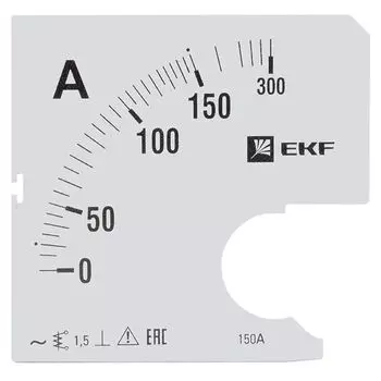 Шкала сменная EKF s-a961-150 для A961 150/5А-1,5