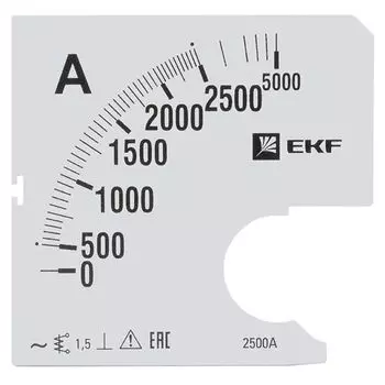 Шкала сменная EKF s-a961-2500 для A961 2500/5А-1,5