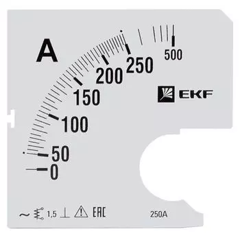 Шкала сменная EKF s-a961-250 для A961 250/5А-1,5