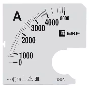 Шкала сменная EKF s-a961-4000 для A961 4000/5А-1,5