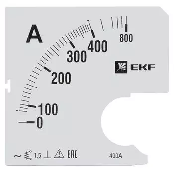 Шкала сменная EKF s-a961-400 для A961 400/5А-1,5