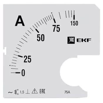 Шкала сменная EKF s-a961-75 для A961 75/5А-1,5