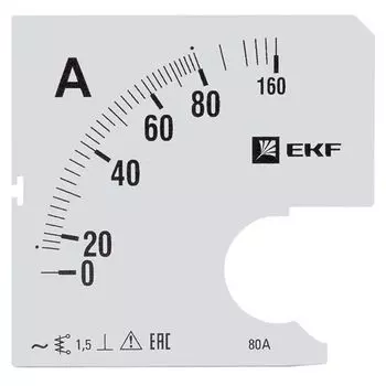 Шкала сменная EKF s-a961-80 для A961 80/5А-1,5
