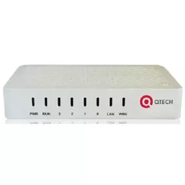 Шлюз QTECH QVI-2104-FXO 4*FXO, 10/100BASE-T (LAN), 10/100BASE-T (WAN), внешний БП (12В), 100-240В AC